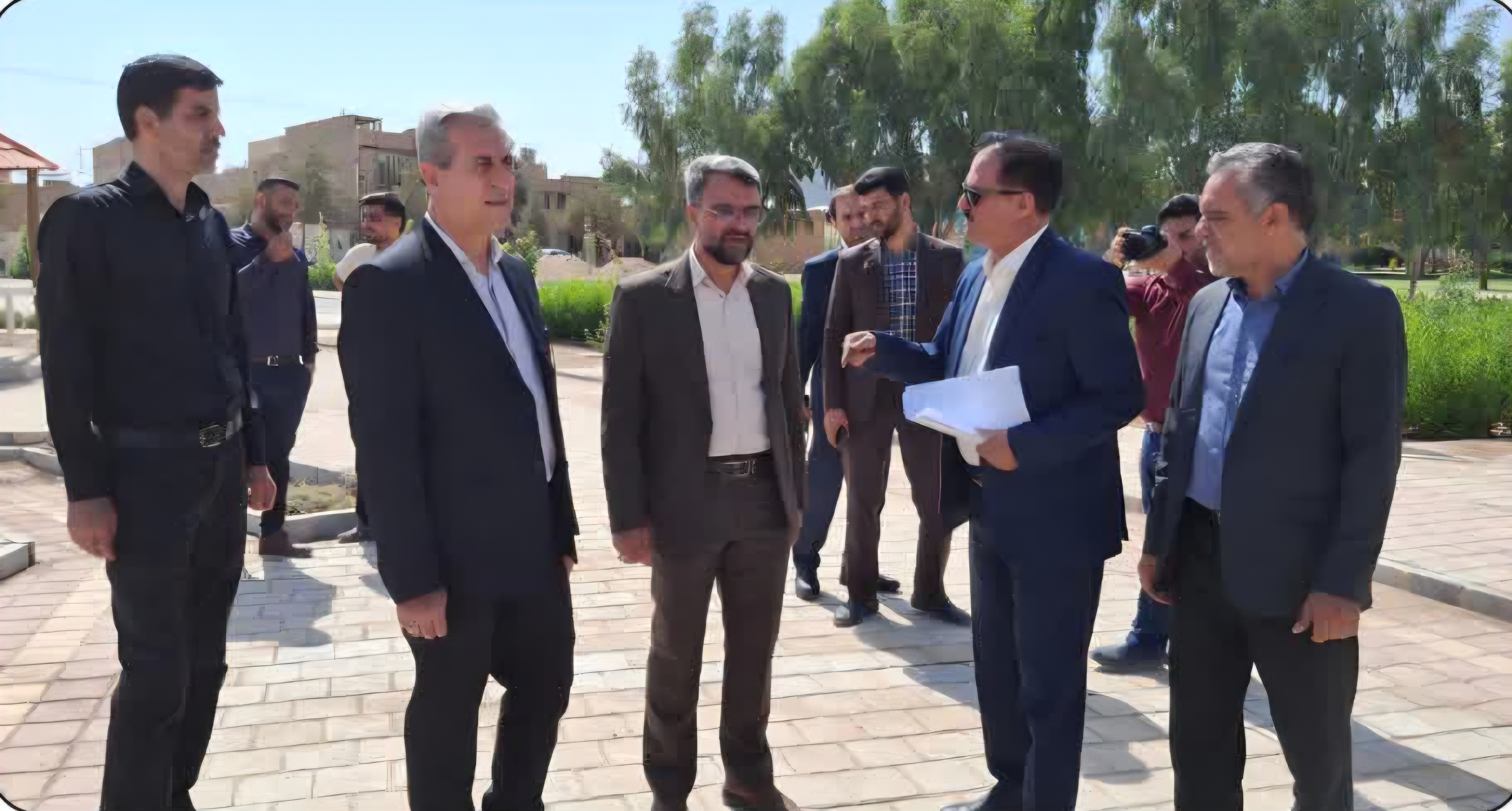 بازدید مدیرکل دفتر امور شهری استانداری اصفهان از پروژه‌های شهری نوش‌آباد